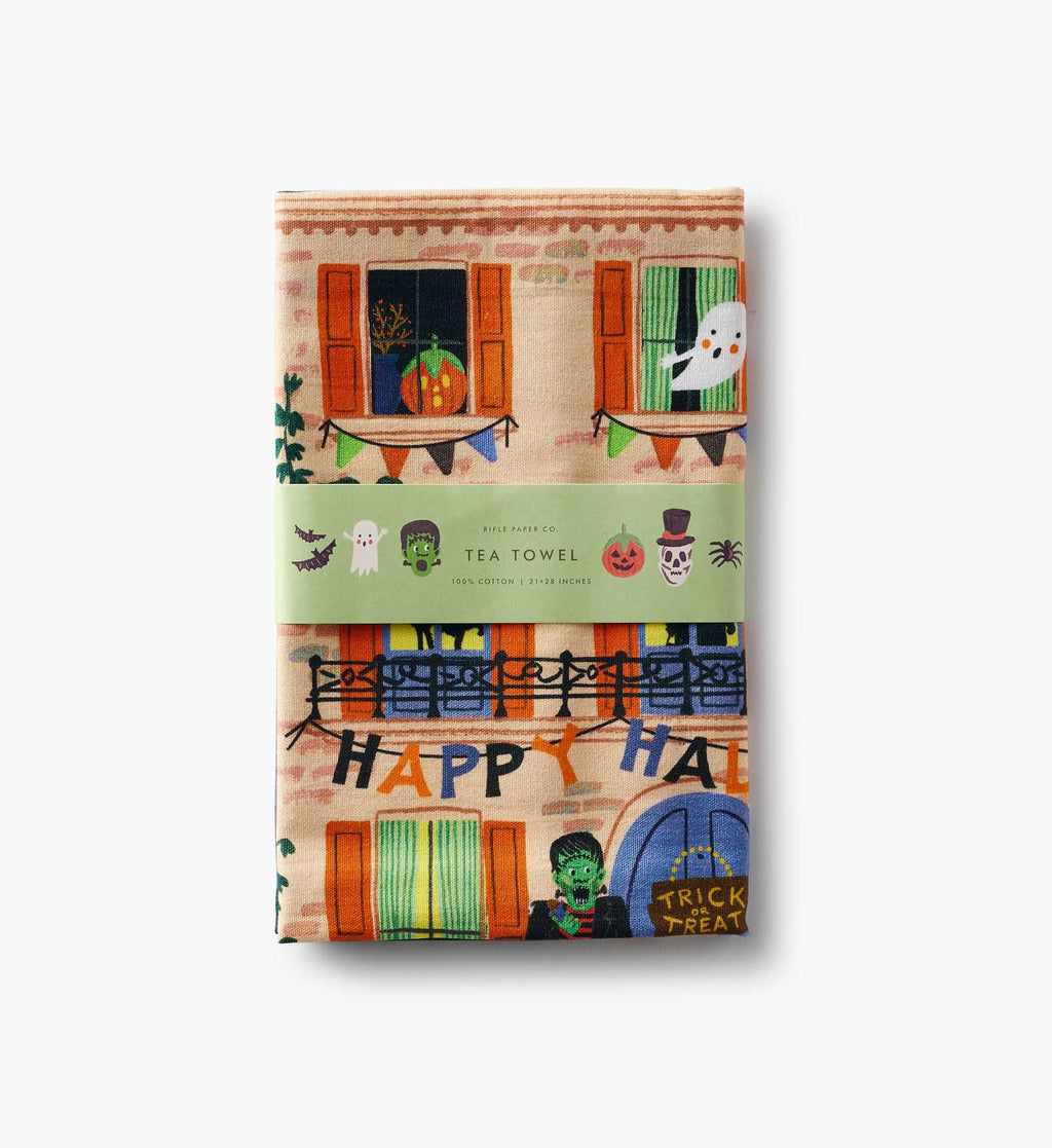 Tea Towel - Haunted House