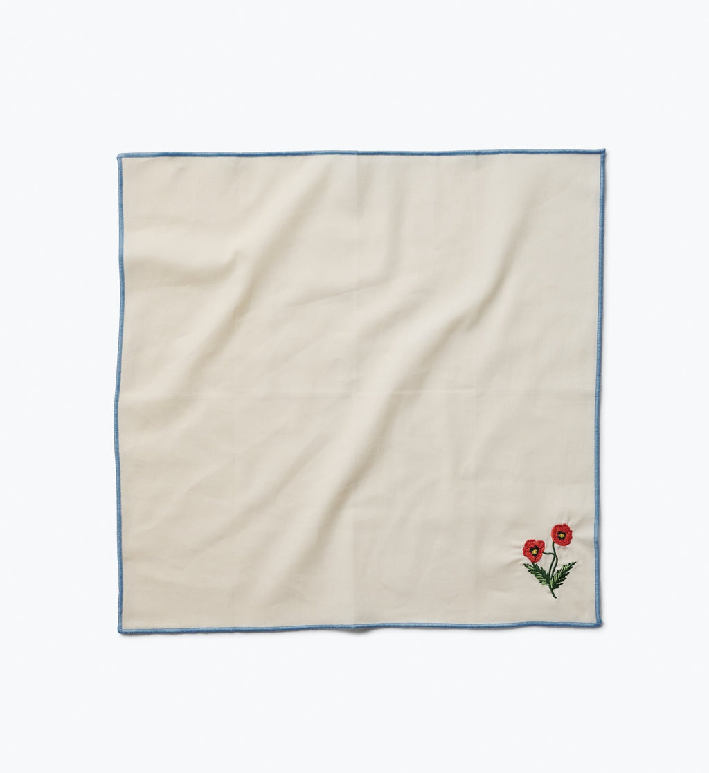 Cotton Napkin Set - Garden Study