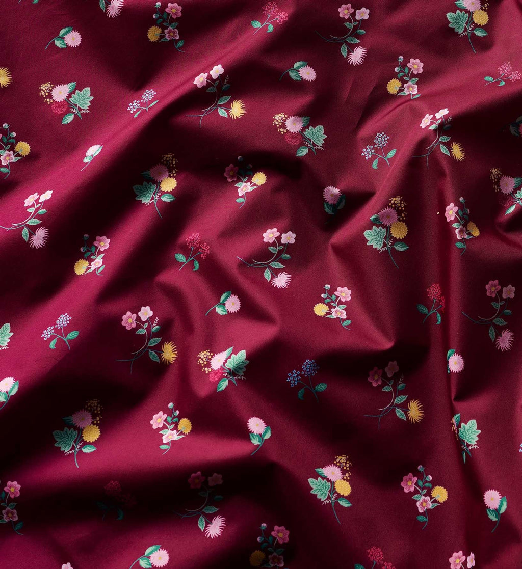 Packable Rain Poncho - Ditsy Dahlia