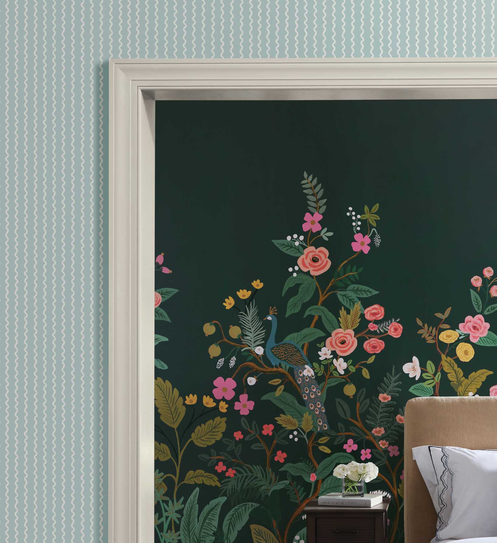 Rickrack Wallpaper - Light Blue