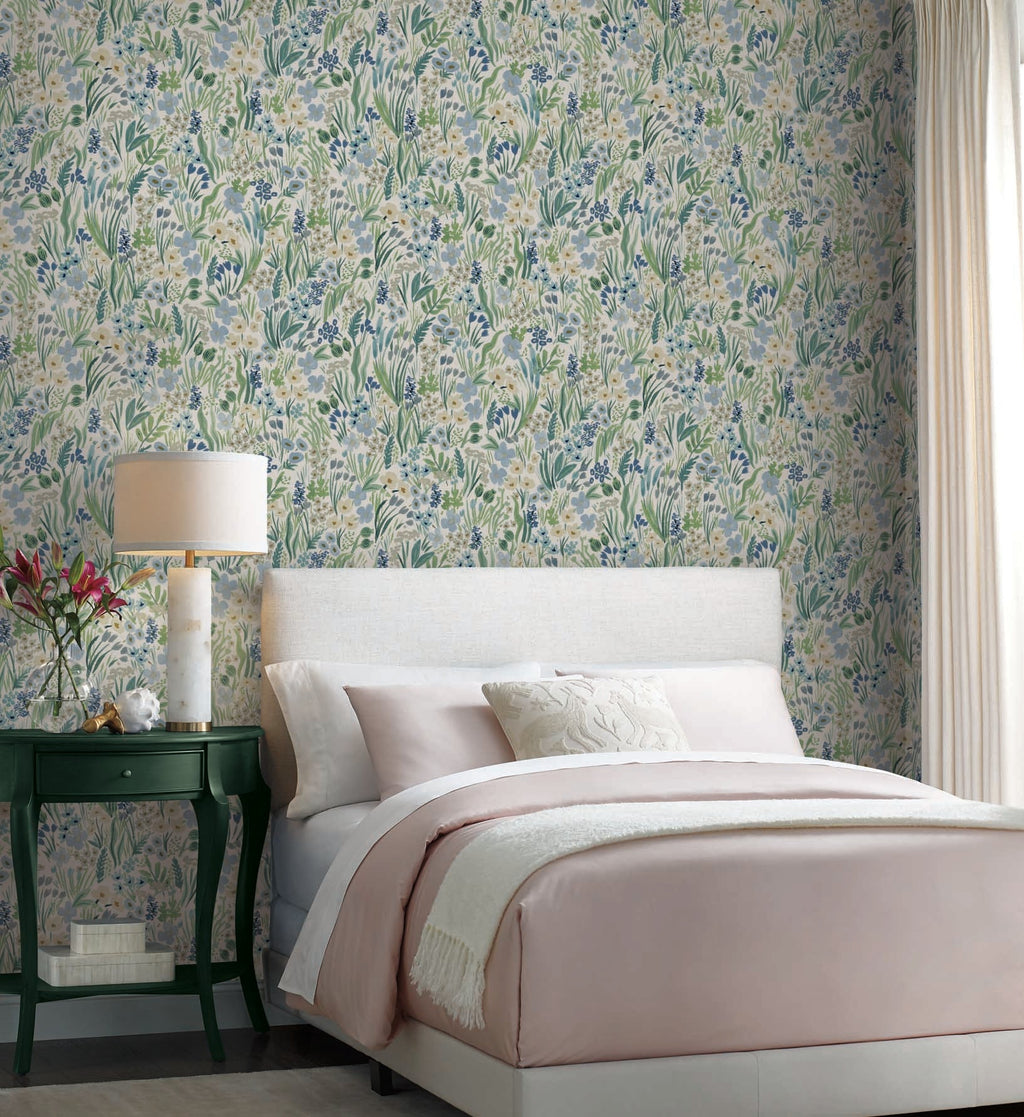 Lea Peel & Stick Wallpaper - Indigo