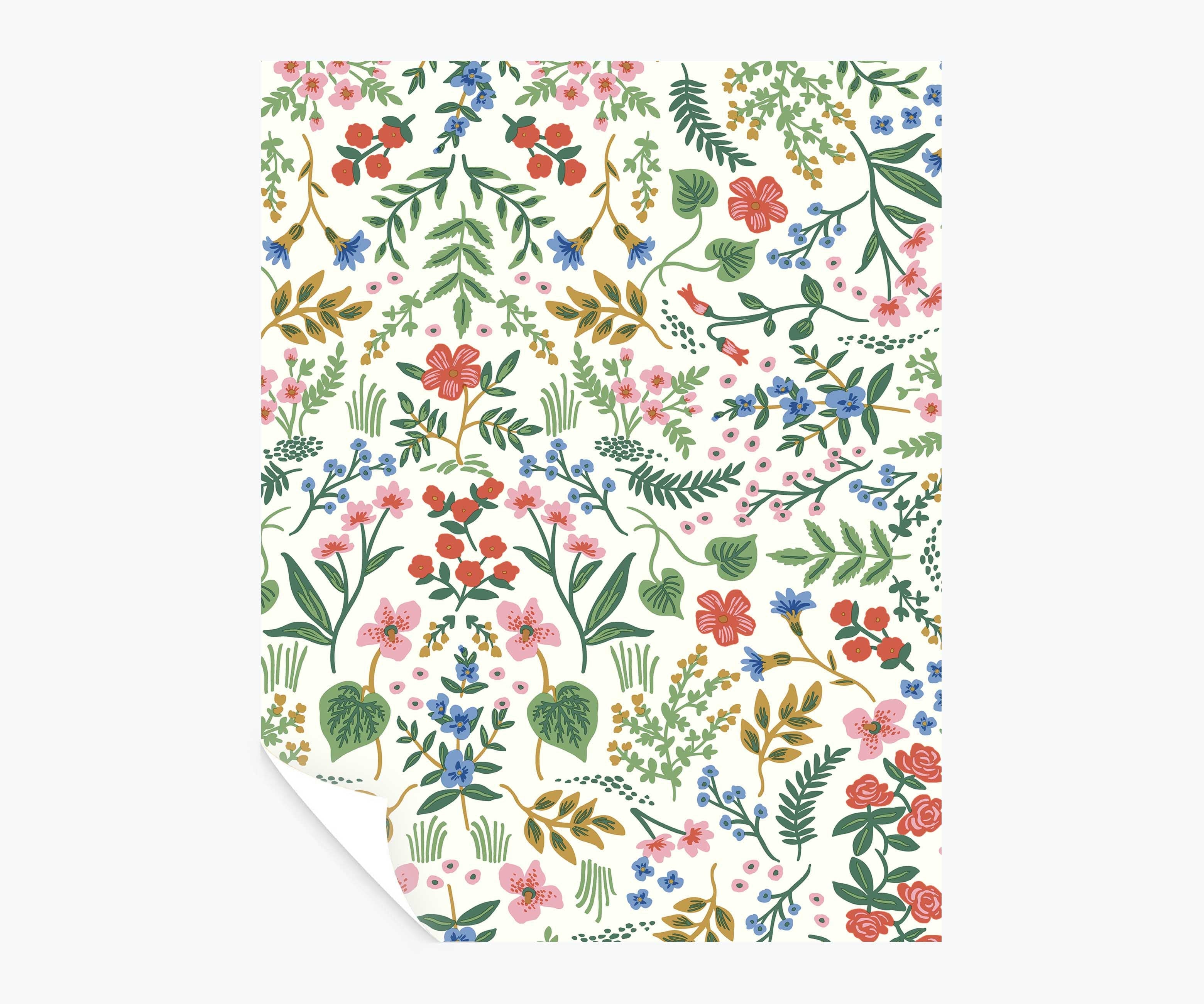 Wildwood Peel & Stick Wallpaper Sample - Rose Multi