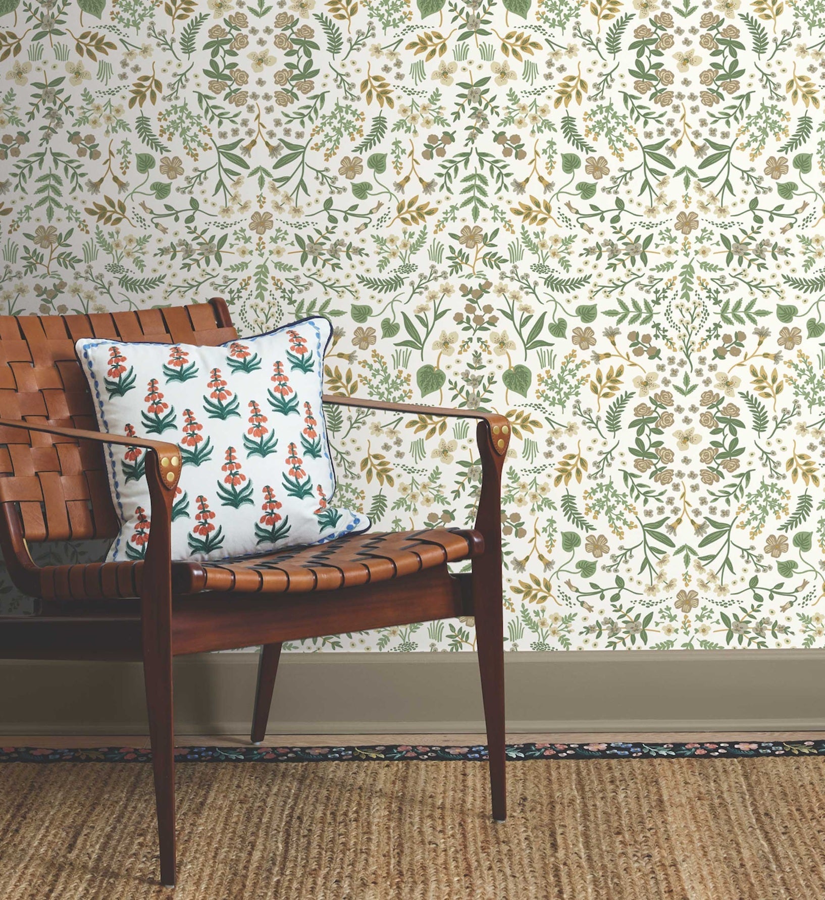 Wildwood Peel & Stick Wallpaper - Linen Multi