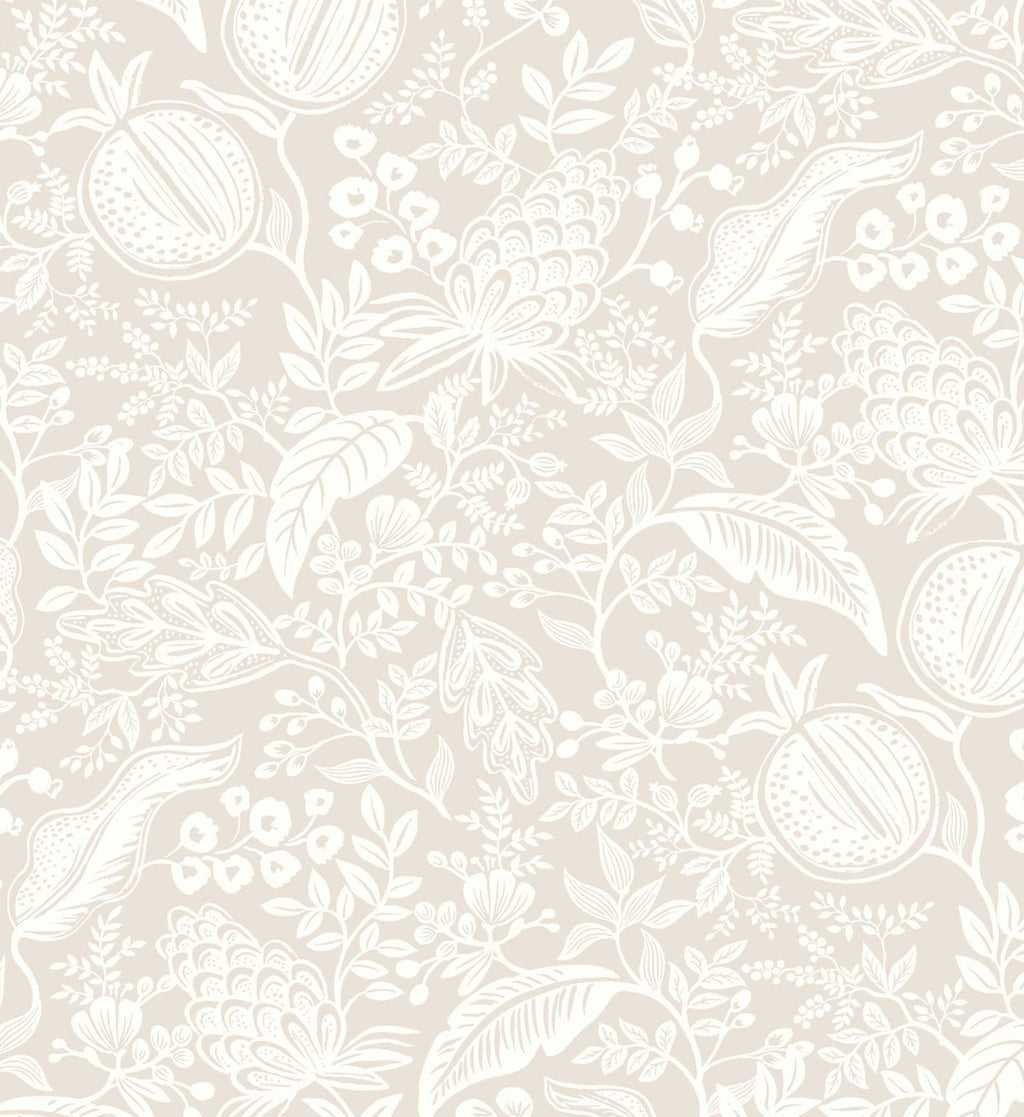 Pomegranate Peel & Stick Wallpaper - Beige & White