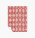 Daisy Gingham Peel & Stick Wallpaper Sample - Red