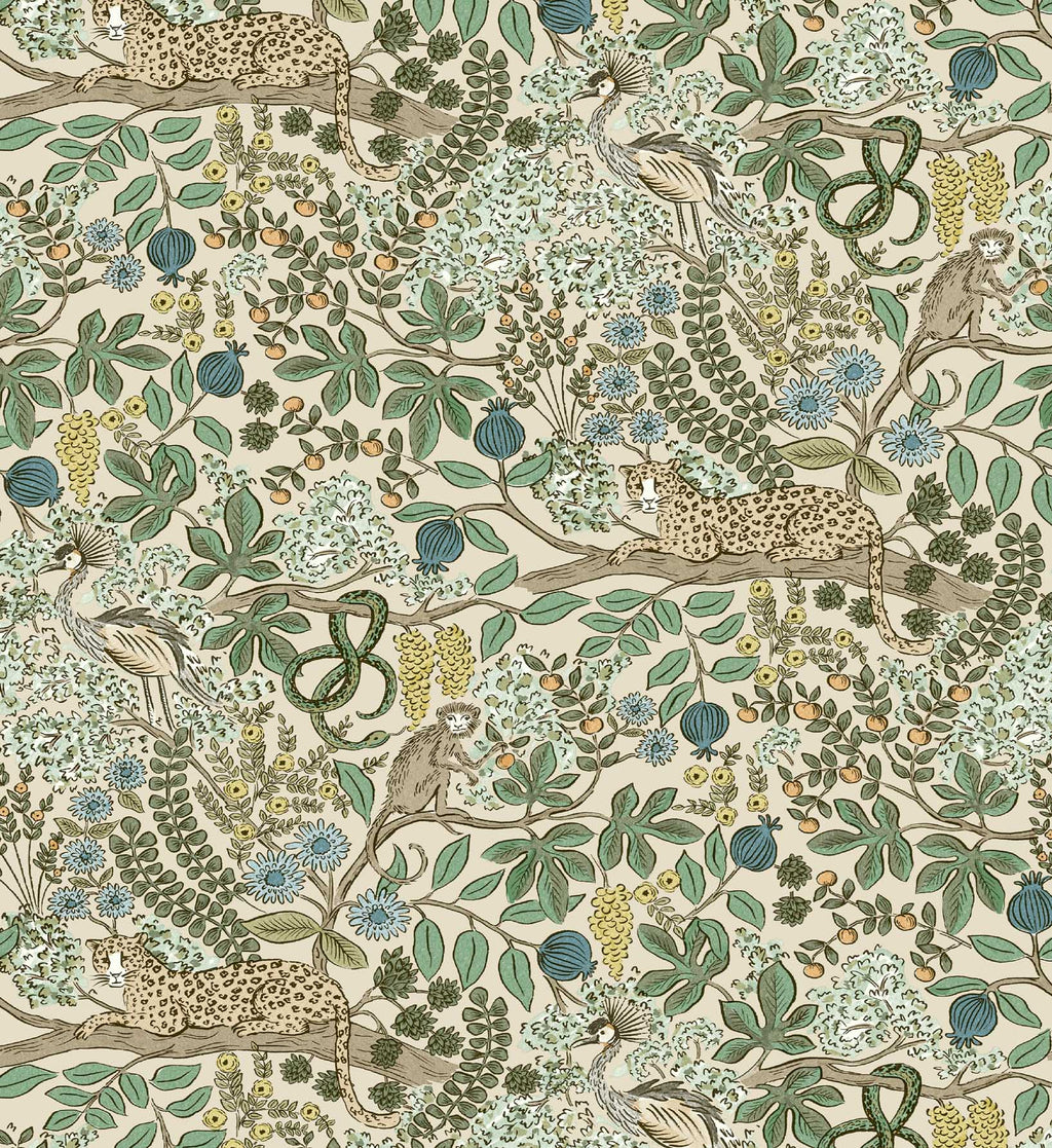 Safari Peel & Stick Wallpaper Sample - Cream