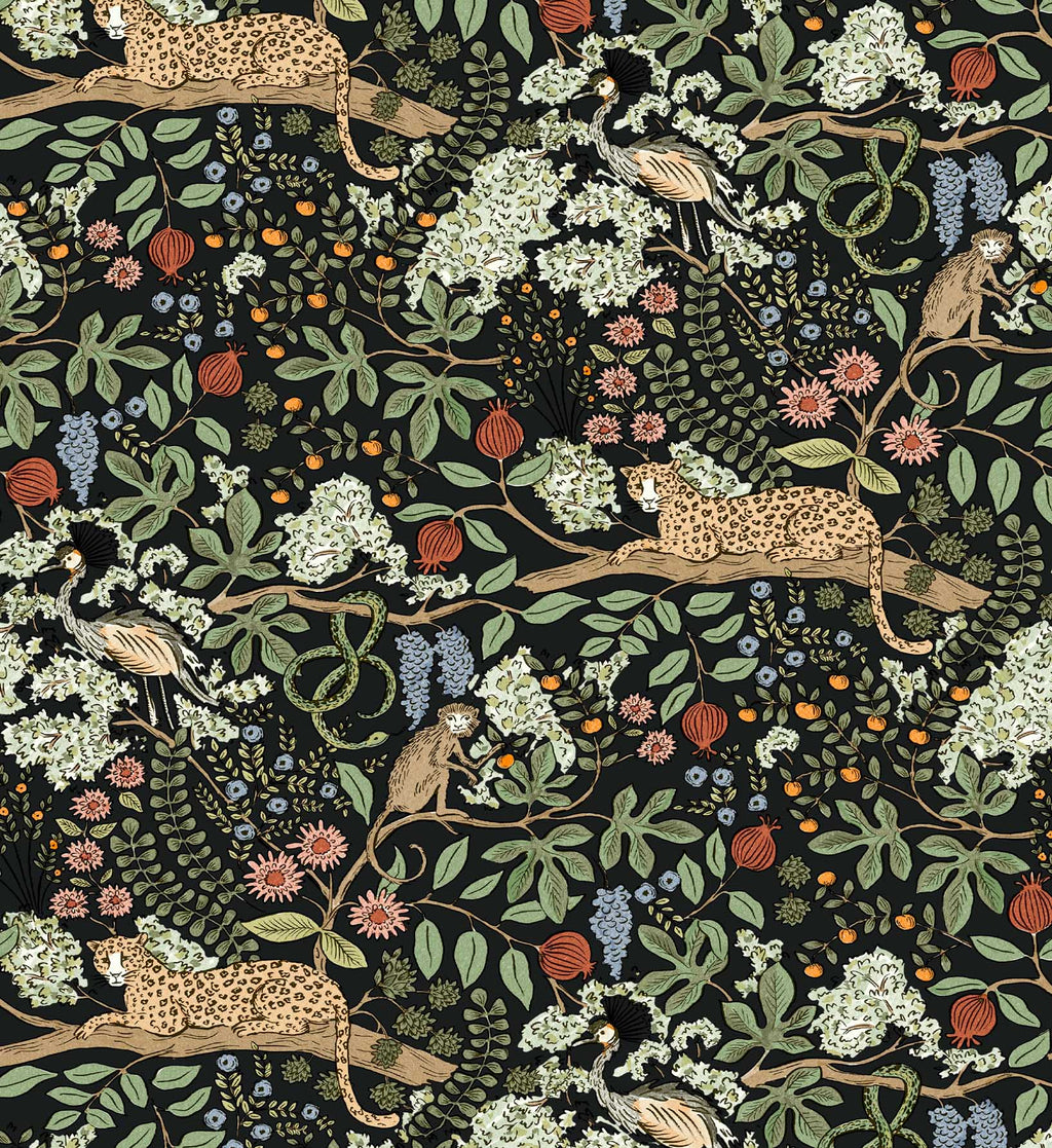 Safari Peel & Stick Wallpaper Sample - Black