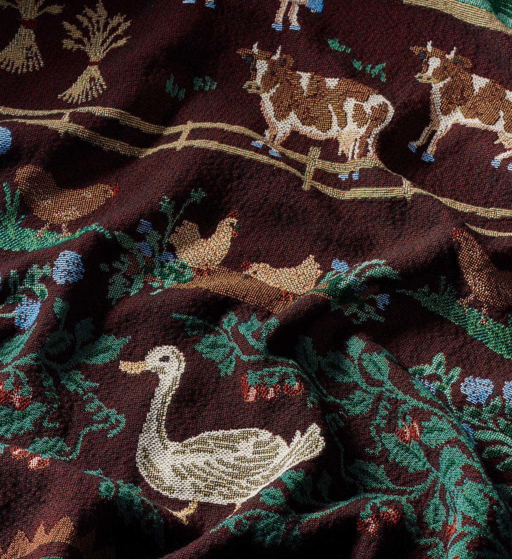 Woven Blanket - Country Farm