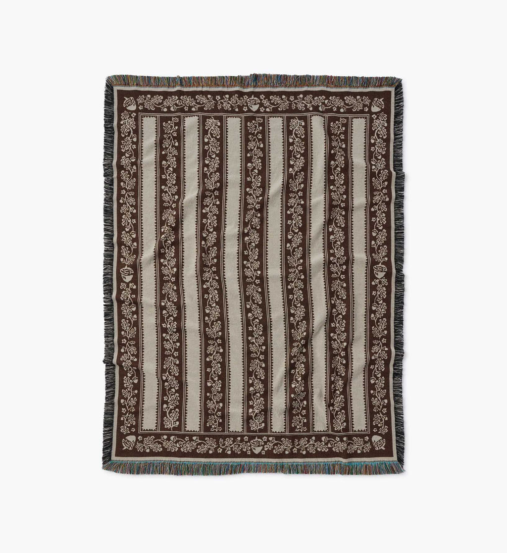 Woven Blanket - Acorns