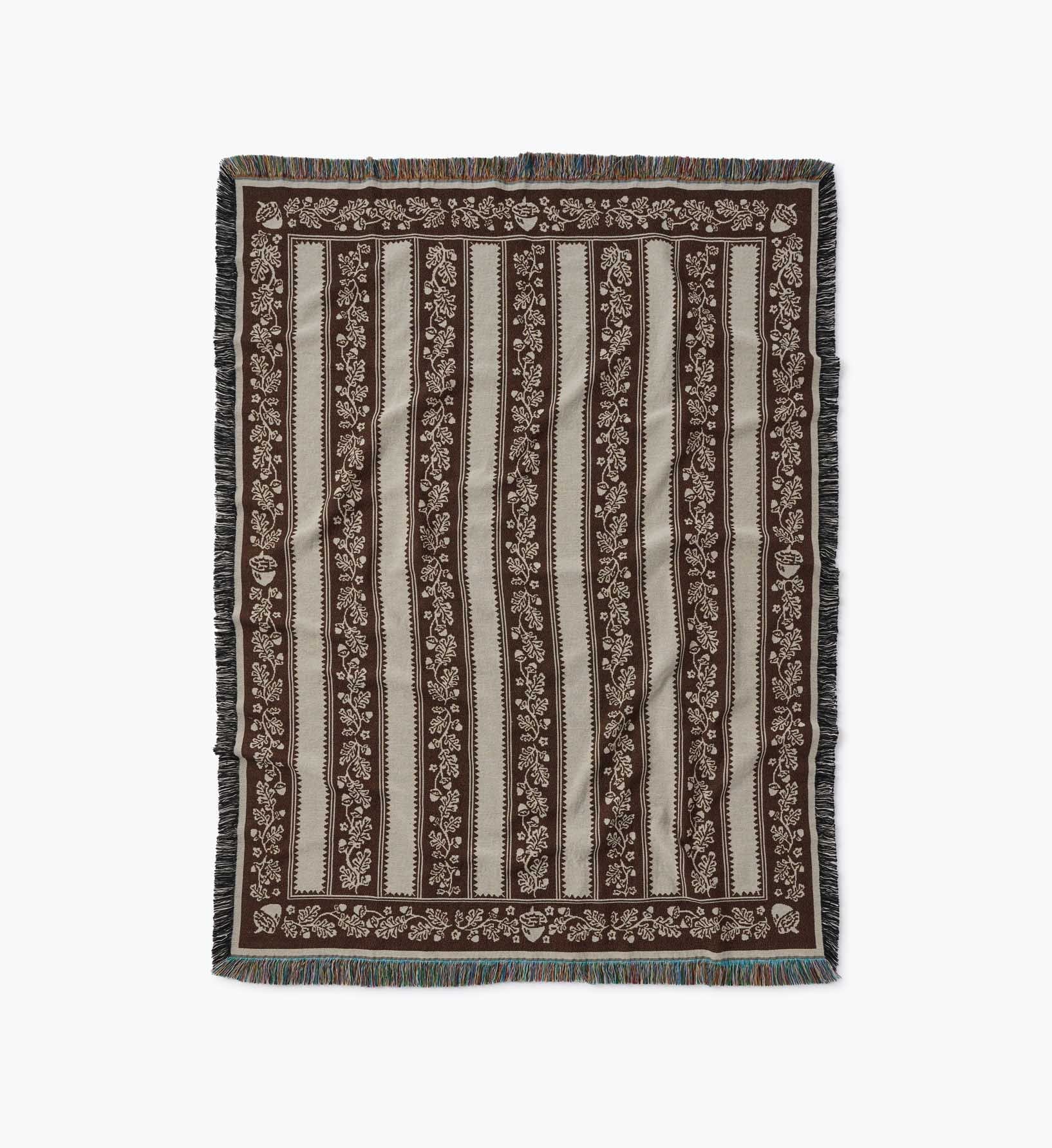 Woven Blanket - Acorns