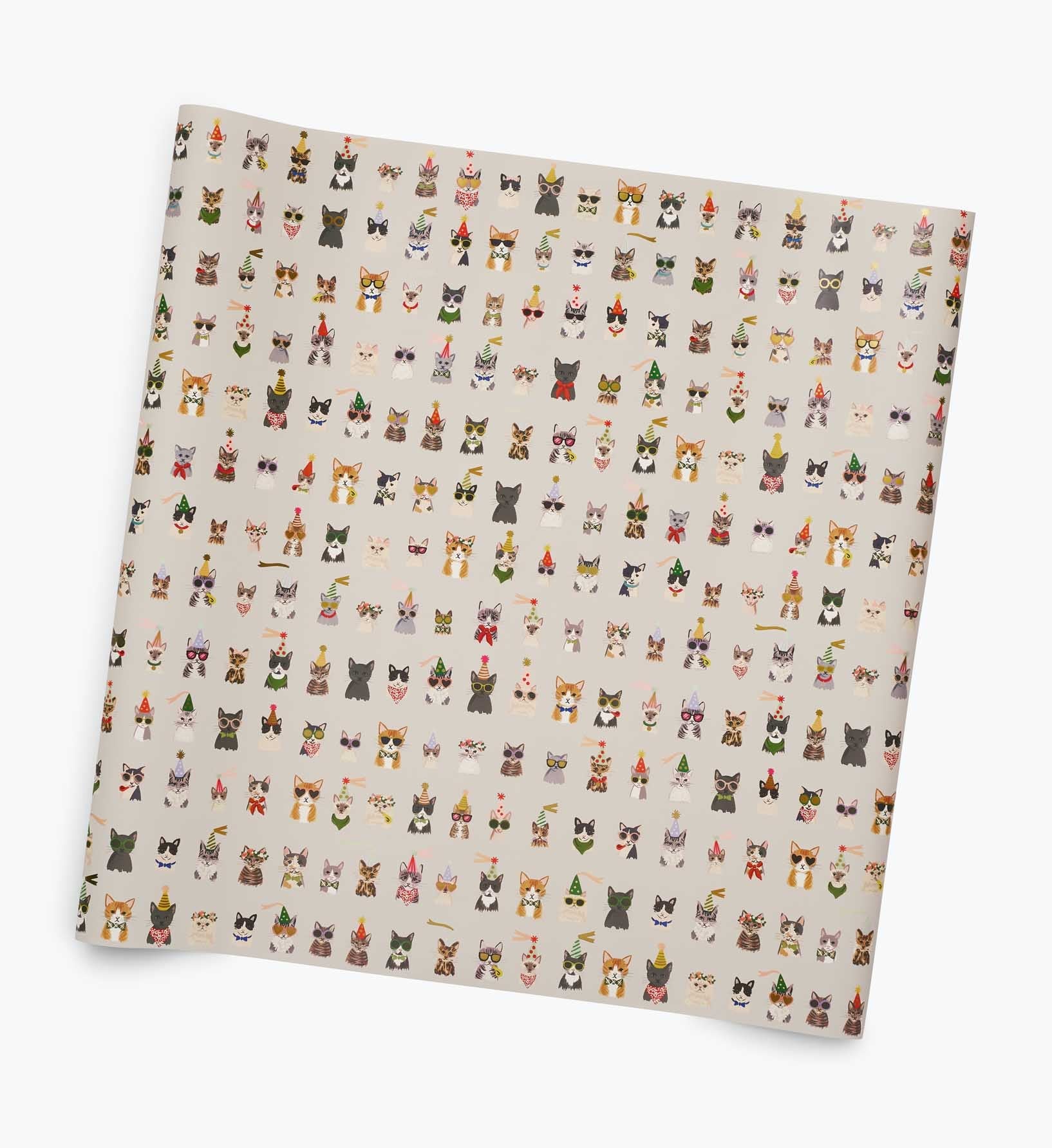 Wrapping Roll - Party Cats