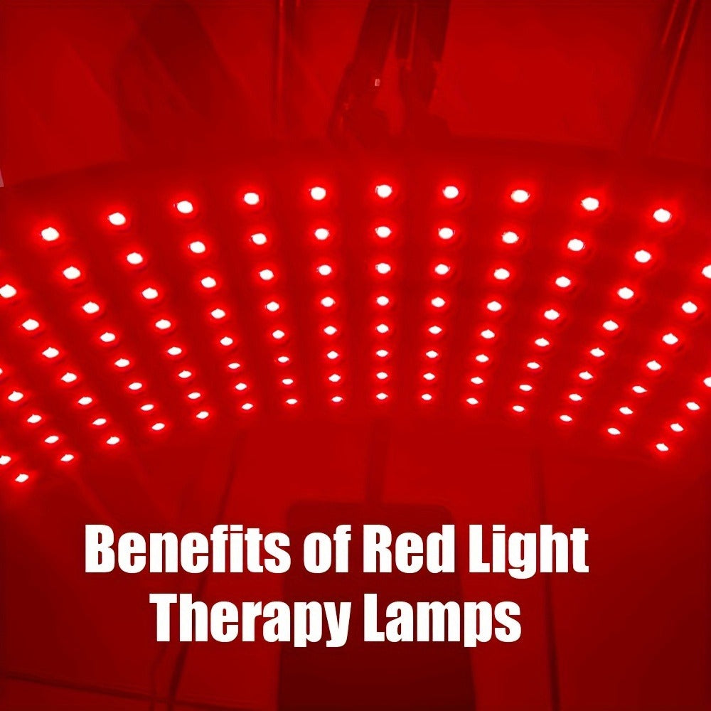 Red Light Therapy Lamp 660nm & 850nm Near Infrared Light Therapy Device with Stand LED Panel for Face Body Skin Rejuvenation Pain Relief Muscle Recovery