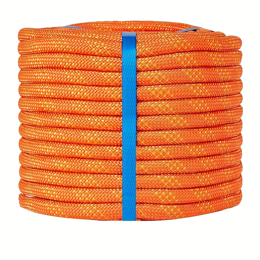 Double Braided Nylon Rope 1/2 Inch Heavy Duty Polyester ¨C 100ft 150ft 200ft Multi-Color for Anchoring Towing Cargo Sailing Dock Lines & Outdoor Use
