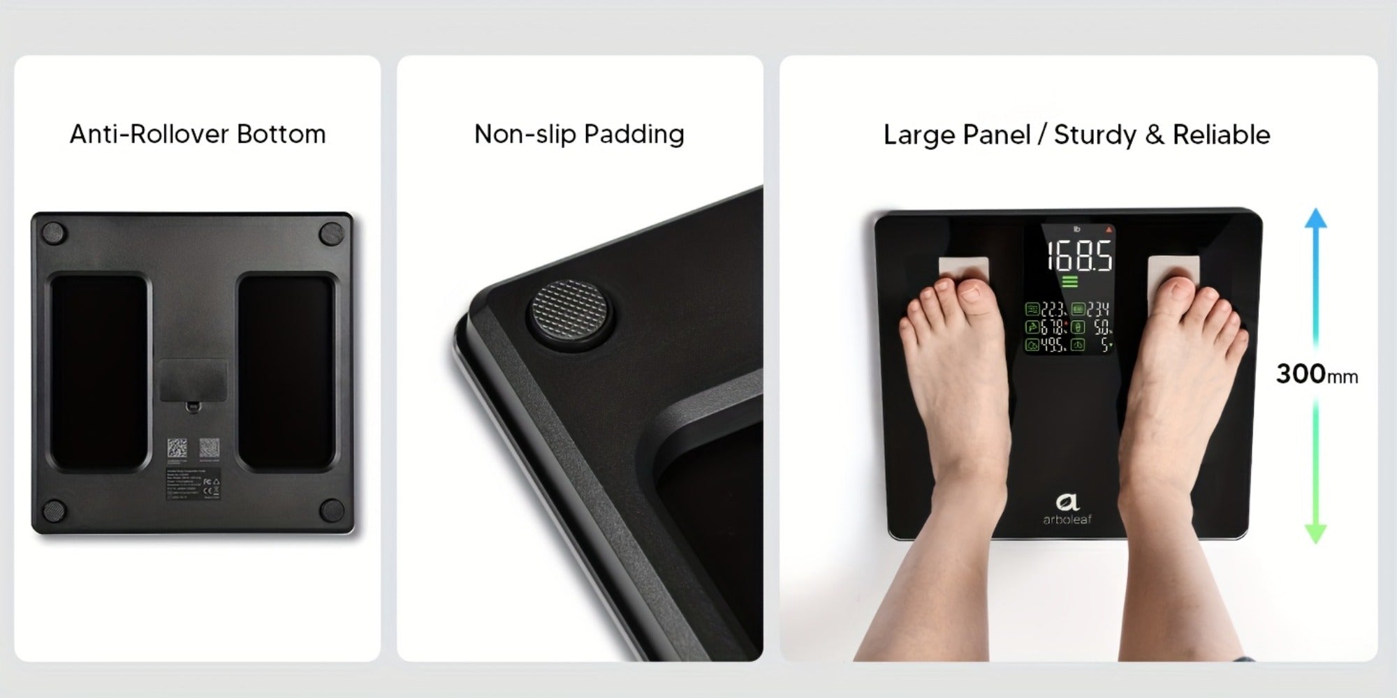 Smart Body Scale 14-in-1 ¨C Body Fat Scale with BMI, Muscle Mass & 14 Health Metrics, Wireless Bluetooth App Sync, Auto Recognition, 500 lb Capacity, HD LED Display for Home & Gym Use