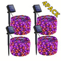 4Pack Solar String Lights 400 LED Outdoor Fairy Lights 160FT 8 Modes Waterproof Garden Patio Christmas Wedding Party Decoration