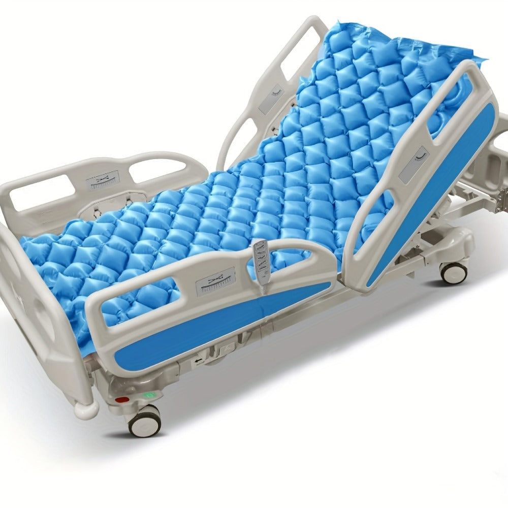 Alternating Pressure Mattress Pad Anti-Bedsore 130 Air Bladders Whisper-Quiet Pump 35x80x3 Inch Pressure Relief for Bedridden Patients Home Hospital Care