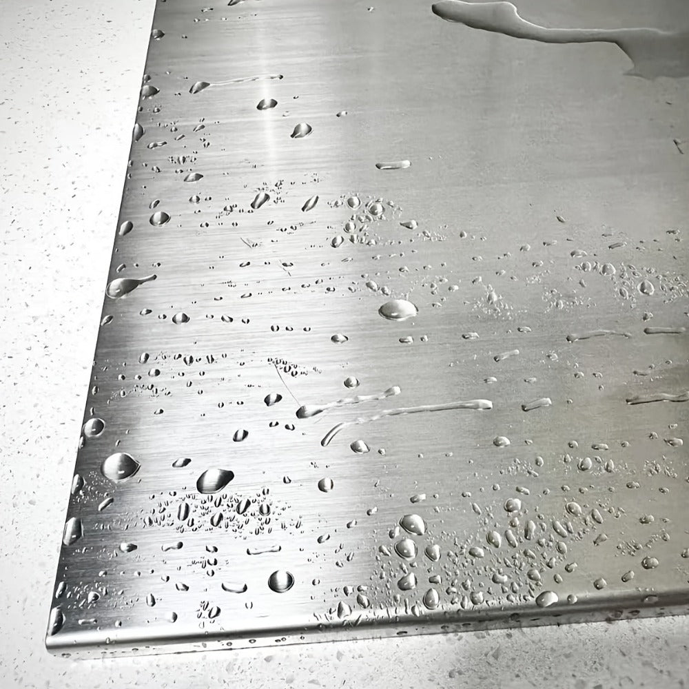 Stainless Steel Cutting Board Extra Large 27.5¡±¡Á19.7¡± Double-Sided 304 Steel Board for Home & Commercial Kitchen - Countertop Protector Breadboard Easy Clean Durable