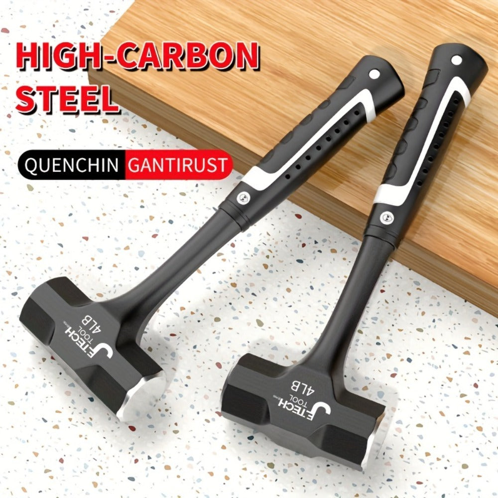 Octagonal Hammer 2/3/4 LB ¨C Heavy-Duty Non-Slip Handle, Professional Masonry & Demolition Sledge Hammer for Stone, Concrete, Construction & DIY Home Projects
