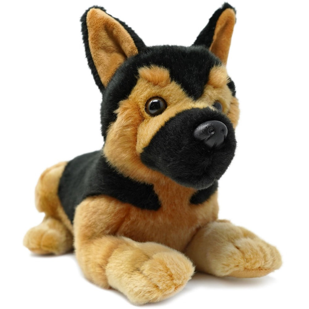 German Shepherd Stuffed Animal 15 Inch Plush Toy - Realistic Soft Dog Plushie Gift for Kids, Gretchen The German Shepherd by Viahart