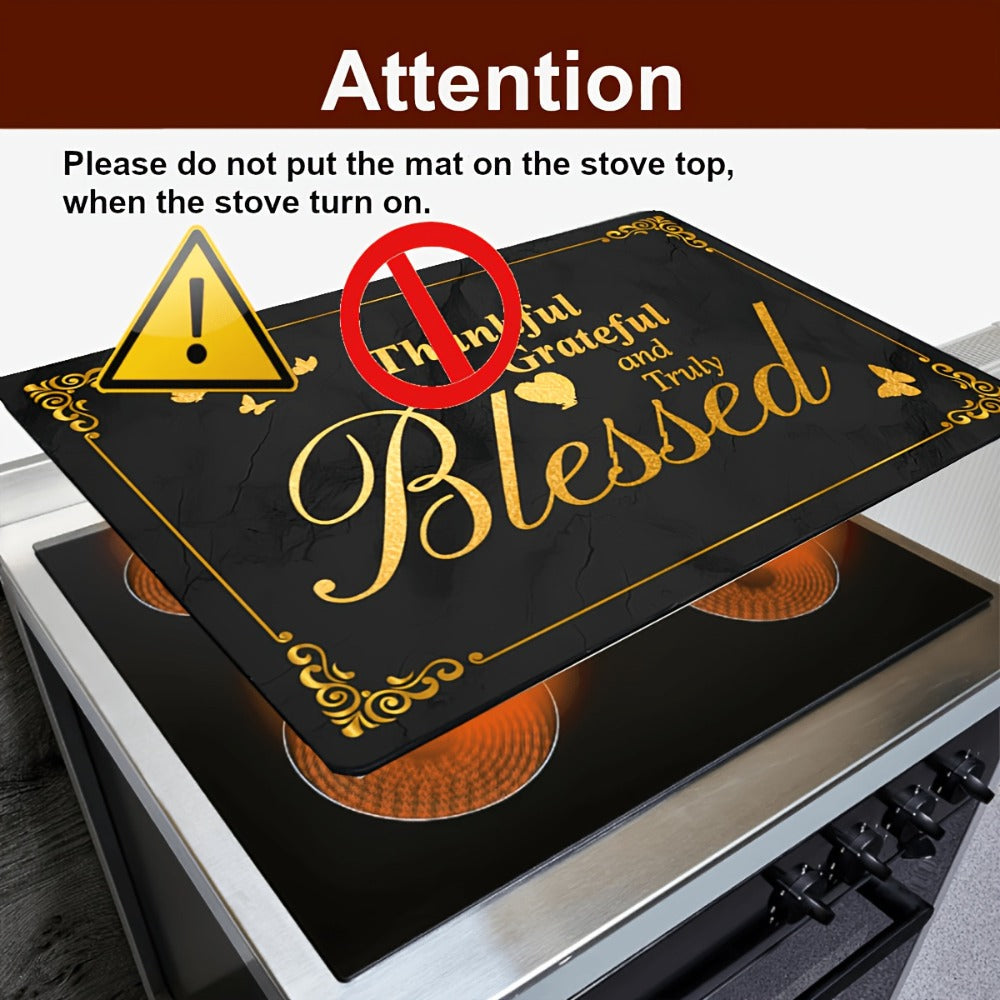 Glass Cooktop Protector Cover Heat Resistant Scratch Proof Appliance Mat for Stove Oven Dishwasher Washing Machine Dryer Top Expands Counter Space