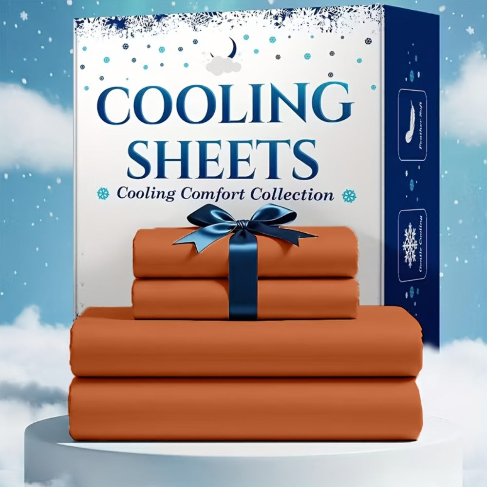 Bed Sheet Set Soft Breathable Cooling Microfiber Fitted & Flat Sheets with Deep Pockets ¨C Wrinkle Free Hotel Luxury Bedding in Multiple Colors & Sizes