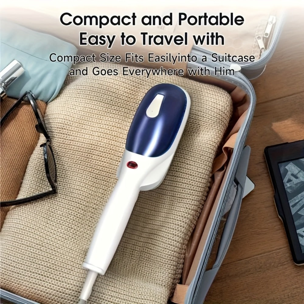 Handheld Steam Iron Garment Steamer ¨C 25-Second Fast Heat-Up, Portable Wrinkle Remover for Clothes, Horizontal & Vertical Steam, Dry & Steam Ironing, Perfect for Home Office & Travel
