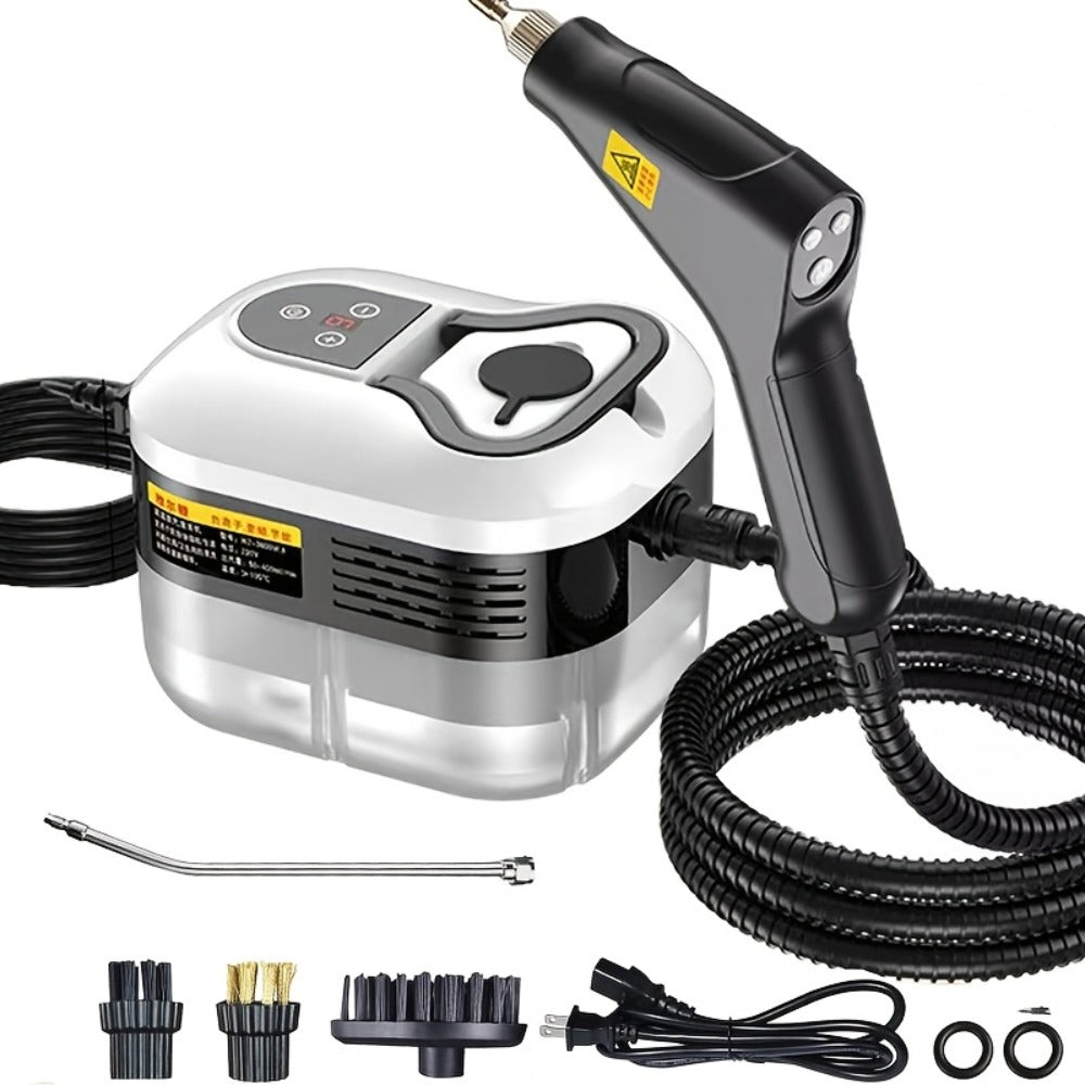 High Temperature Steam Cleaner Handheld Carpet Cleaner High Pressure for Kitchen Grease Sofa Air Conditioner Washing Machine Tile Grout Easy Carry Home Use