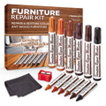 Wood Scratch Repair Kit Furniture Touch Up Markers Scratch Stain Repair Pens for Wood Furniture Tables Desks Floors Bedposts Cabinets Dark Light Mixed Colors 13 PC or 34 PC Carpenter Essential