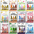 Christmas Kitchen Towels Set 12-Piece Gnome Dish Towels ¨C Absorbent Seasonal Hand Towels for Holiday Kitchen Decor, Tea Towels & Dishcloths