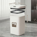Motion Sensor Trash Can Touchless ¨C Smart Hands-Free Trash Bin with Sealing Lid & Odor-Blocking Technology, Trash Bag Fixing Ring, Easy Clean Durable Design for Kitchen, Office & Bathroom