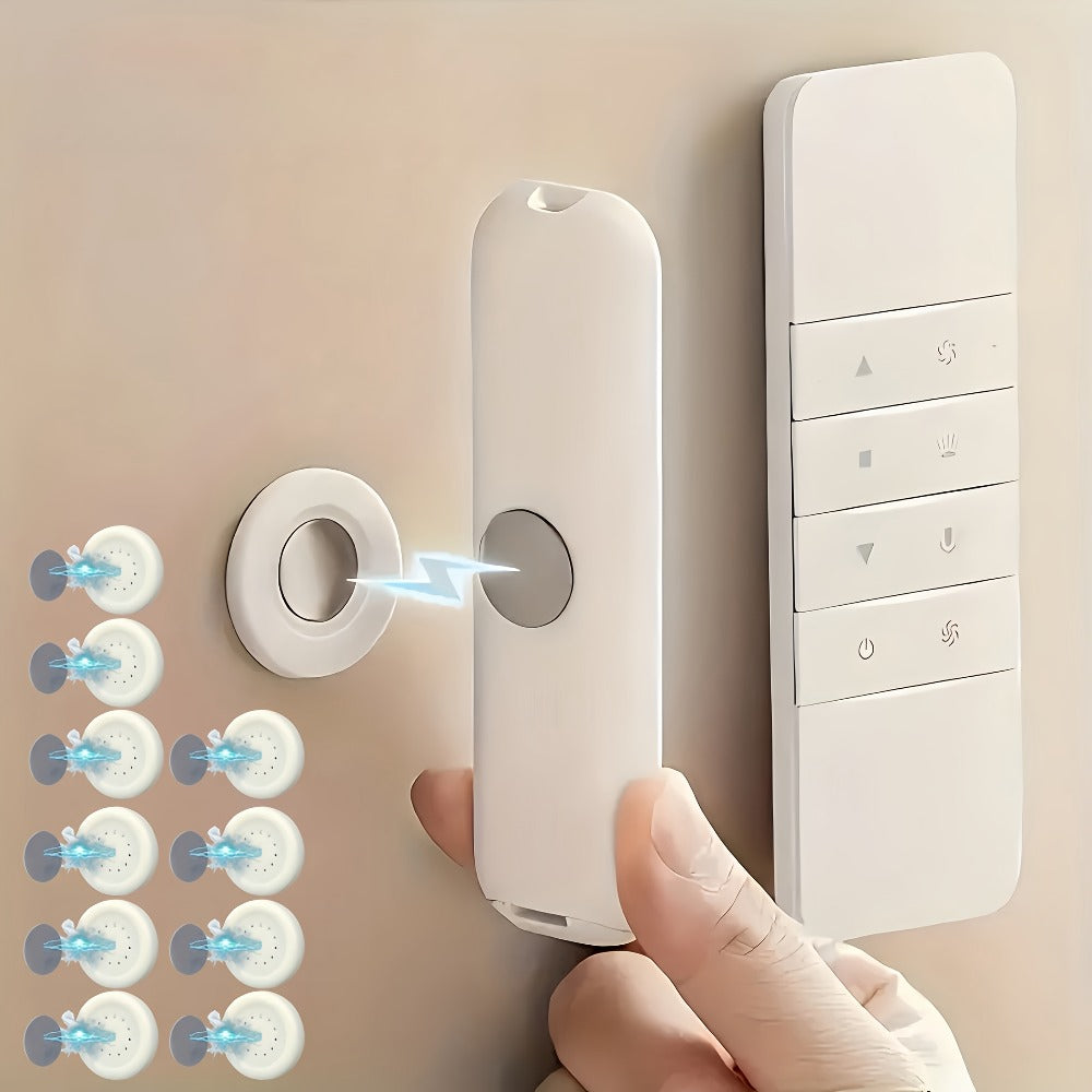 Magnetic Wall Hooks No Hole Easy Install ¨C Strong Adhesive Hook Set for Home Office Kitchen Bathroom, Versatile Damage-Free Wall Hanger, 6 12 or 20 Pack