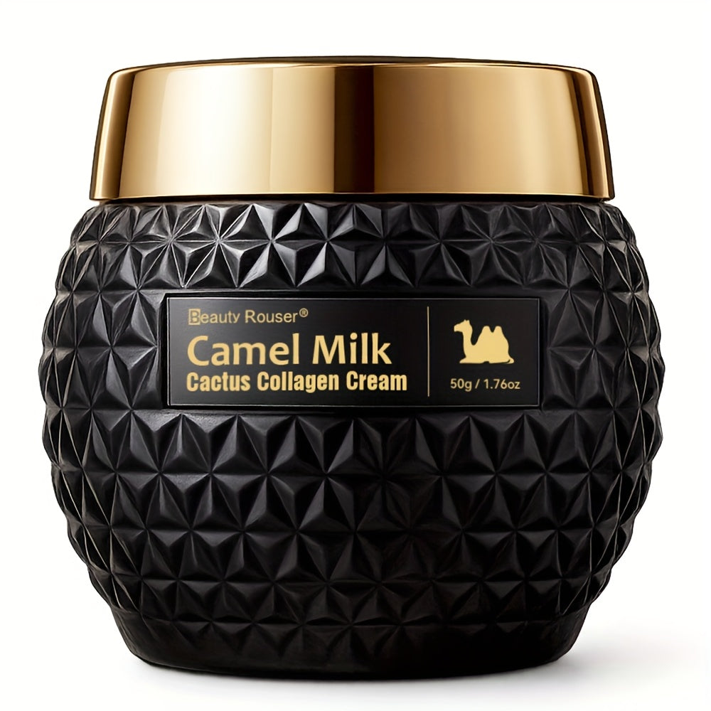 Camel Milk Cactus Collagen Face Cream 50g Hydrating Firming Moisturizer with Retinol Hyaluronic Acid Vitamin E Day Night Skincare All Skin Types