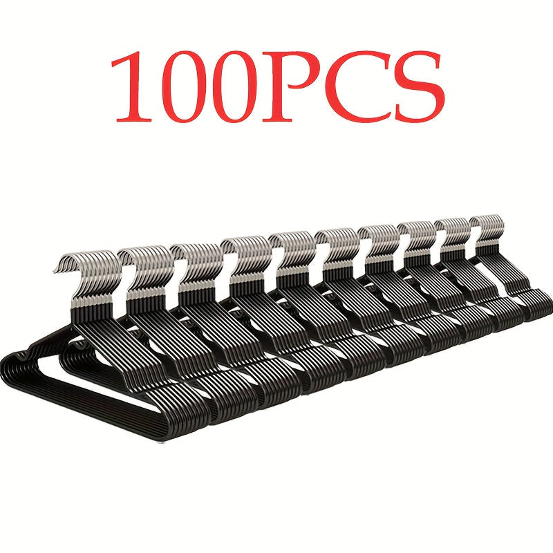 High Manganese Steel Non-Slip Clothes Hangers Thickened Heavy Duty Coat Suit Hangers Space Saving Closet Organizer