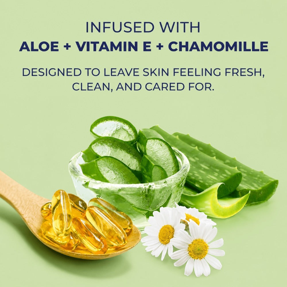 Extra Large Adult Wet Wipes 8x13 Inch 240ct 4 Packs of 60 Aloe Vitamin E Cucumber Scent Alcohol-Free Latex-Free Disposable Bathing Wipes for Elderly Incontinence Personal Care