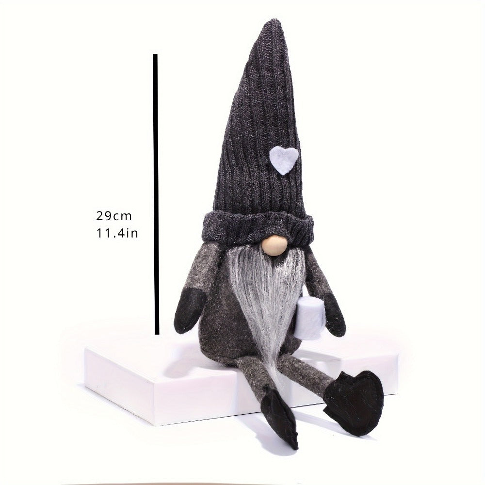 Gnome Home Decor 2pcs Set ¨C Collectible Holiday Gnomes Figurines for Living Room, Bedroom, Office, Birthday & Party Decorations, Gifts for Men & Women