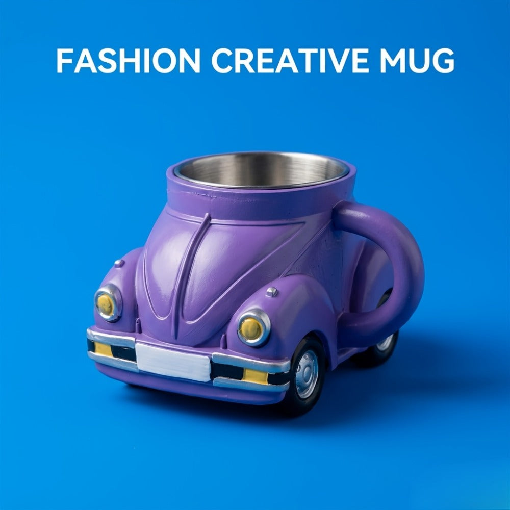 Sports Car Shape Coffee Mug ¨C Fun Novelty Car Shaped Drinking Cup Large Capacity ¨C Unique Tea Cup for Office & Home Decor ¨C Cool Birthday & Christmas Gift for Car Lovers ¨C 6 Colors