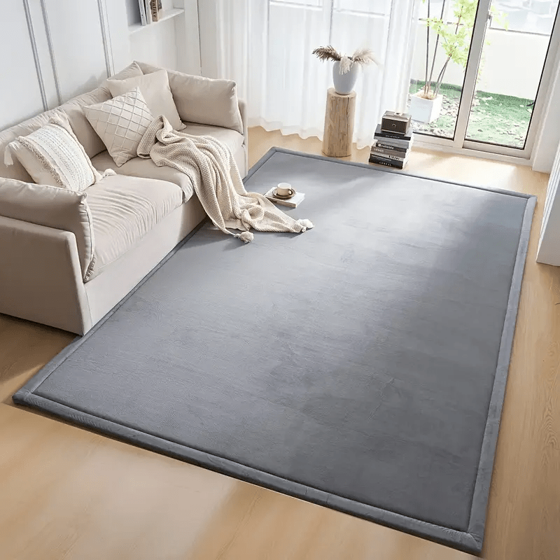 Memory Foam Area Rug Tatami Mat Non-Slip Coral Velvet Floor Mat for Living Room Bedroom Kids Playroom Yoga ¡ª Multiple Sizes & Colors
