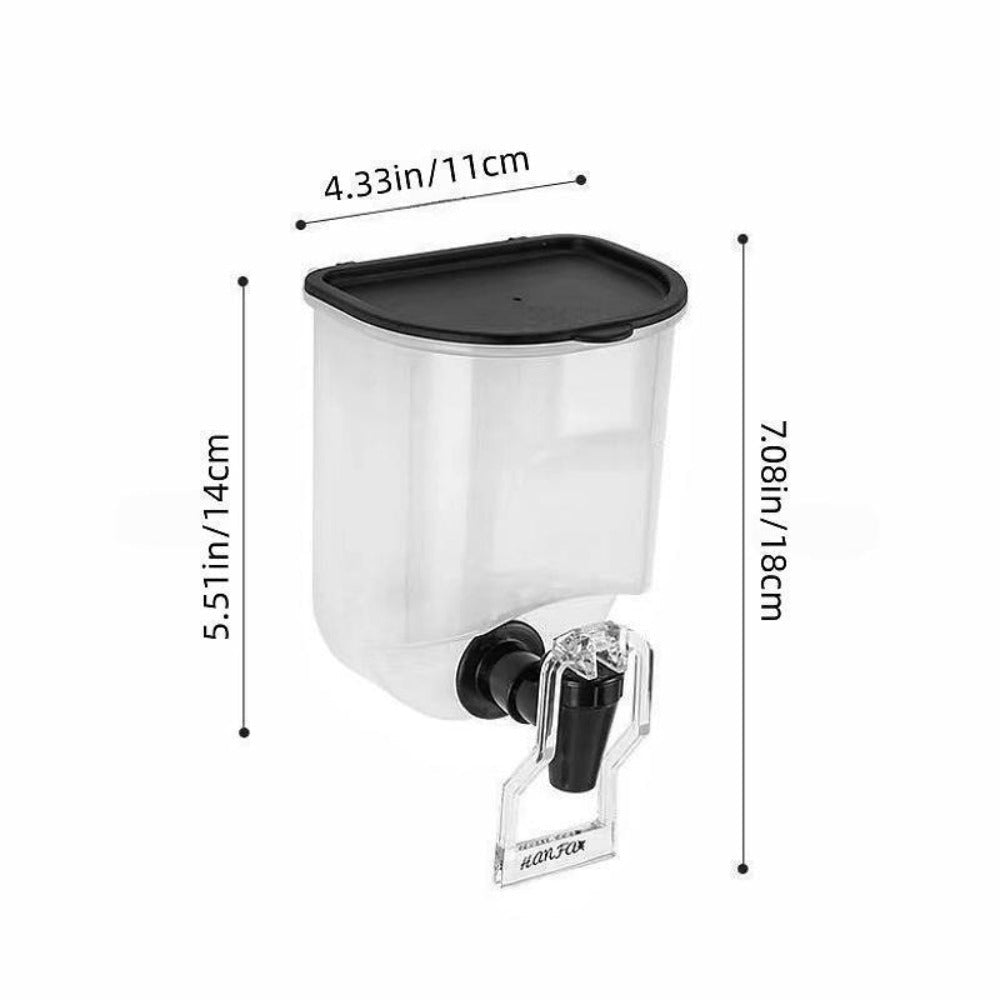 Mouthwash Dispenser Wall Mounted 2-Pack 21 oz Plastic Container - No Electricity Required, Space Saving Bathroom Organizer for Countertop Storage, Durable Refillable Liquid Soap & Rinse Dispenser