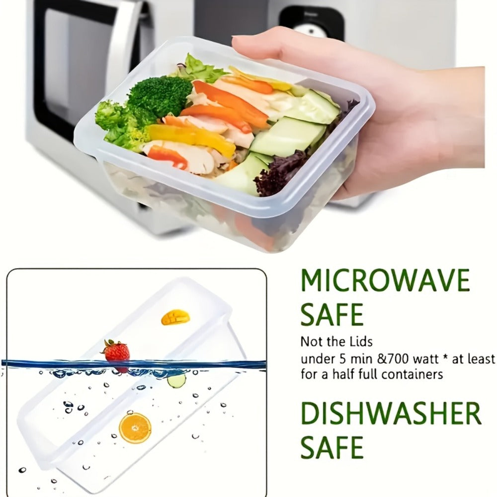Food Storage Containers Set BPA-Free Airtight ¨C Meal Prep Containers with Easy-Snap Lids Labels & Marker 24 48pcs Pantry Kitchen Organizer