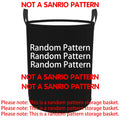 Hello Kitty Collapsible Laundry Basket with Handle - Sanrio Oxford Cloth Foldable Hamper, Portable Storage Bin for Bedroom Bathroom Dorm, Cute Kawaii Laundry Hamper for Girls