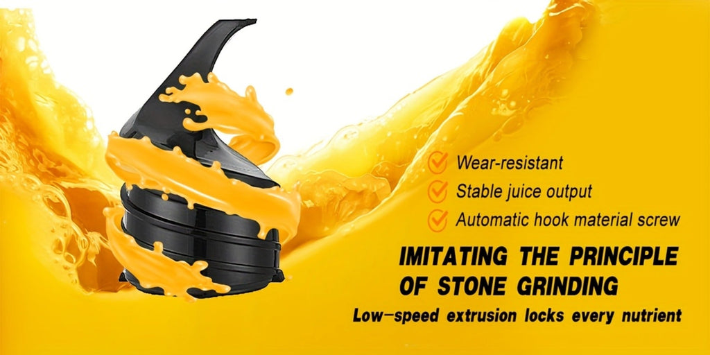 Cold Press Juicer Masticating ¨C 350W Slow Juicer with Wide Feed Chute, 50RPM Fine Grinding, High Juice Yield, Easy to Clean, Safe Bladeless Design for Whole Fruits & Vegetables, Black & Pink