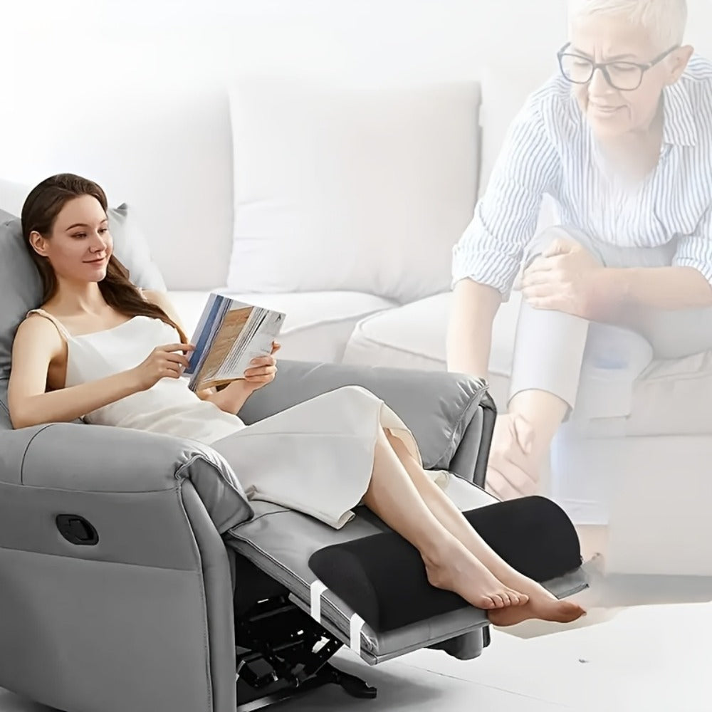 Memory Foam Lumbar Support Pillow Slow Rebound Half-Roll Multifunctional Leg Neck Back Support for Sleep Rest Recliner Elderly Bed Sofa Chair