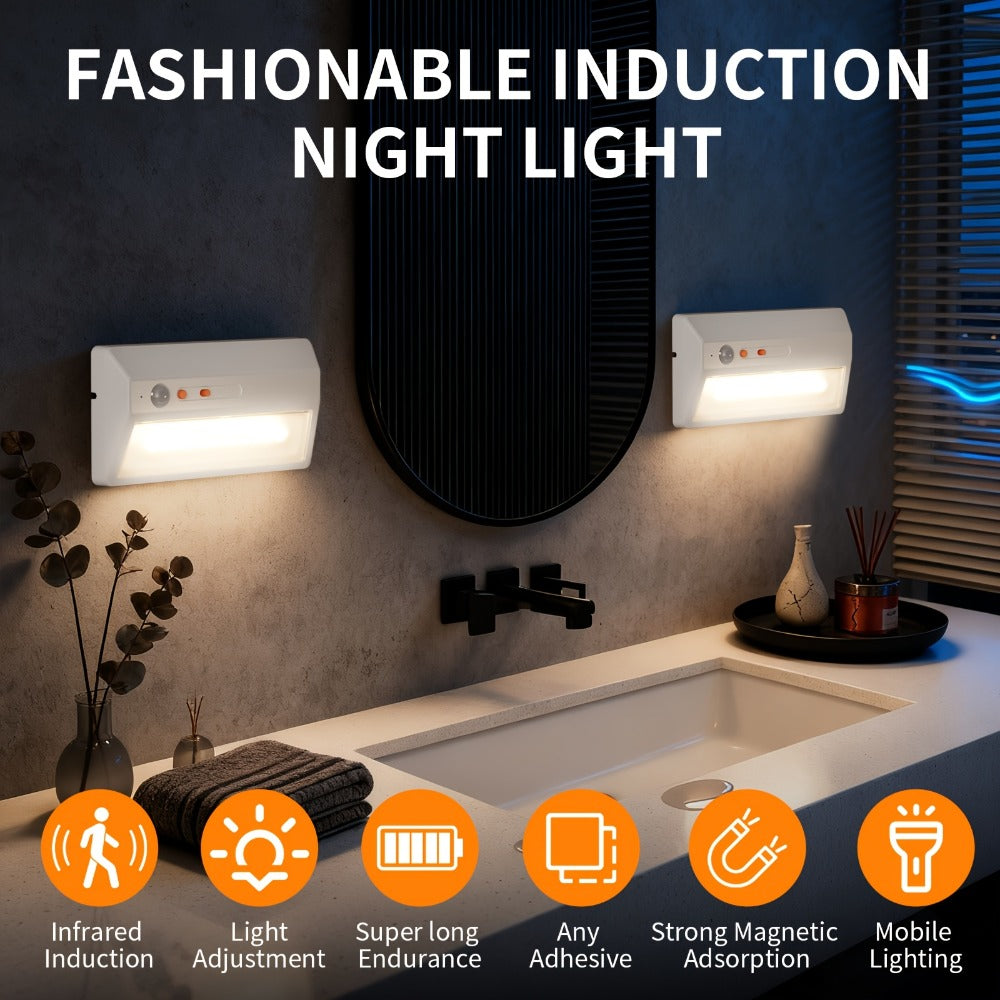 Smart Motion Sensor Night Light Plug-In ¨C Auto On/Off LED Light for Entryway, Corridor, Hallway & Staircase with USB Charging, No Drilling Required