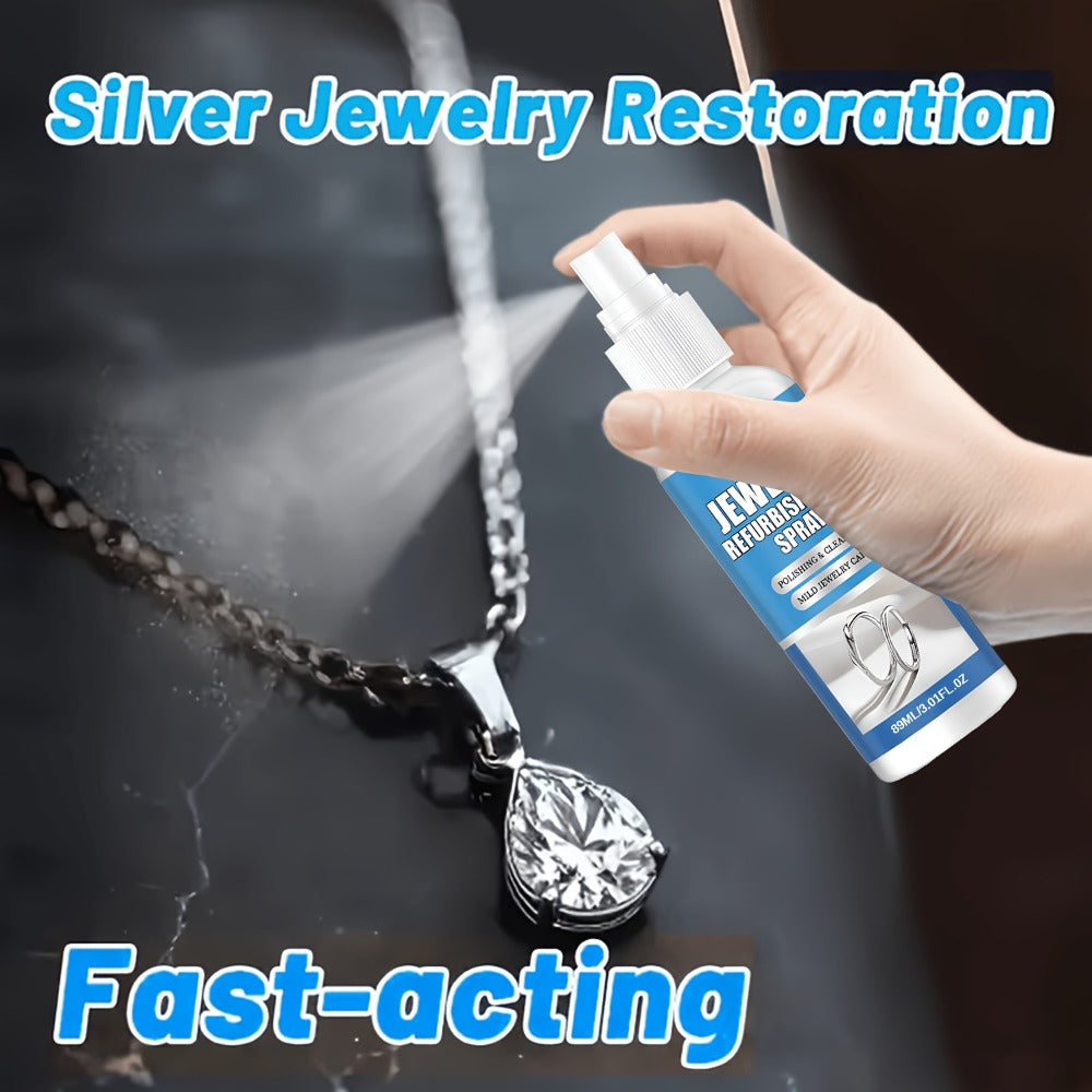 Jewelry Polish Cleaner Cream Oxidizing Formula Restores Shine on Gold Silver Bracelets Necklaces Rings Earrings Anti-Tarnish Jewelry Cleaner for All Jewelry Surfaces 1.86oz Single or 2-Pack