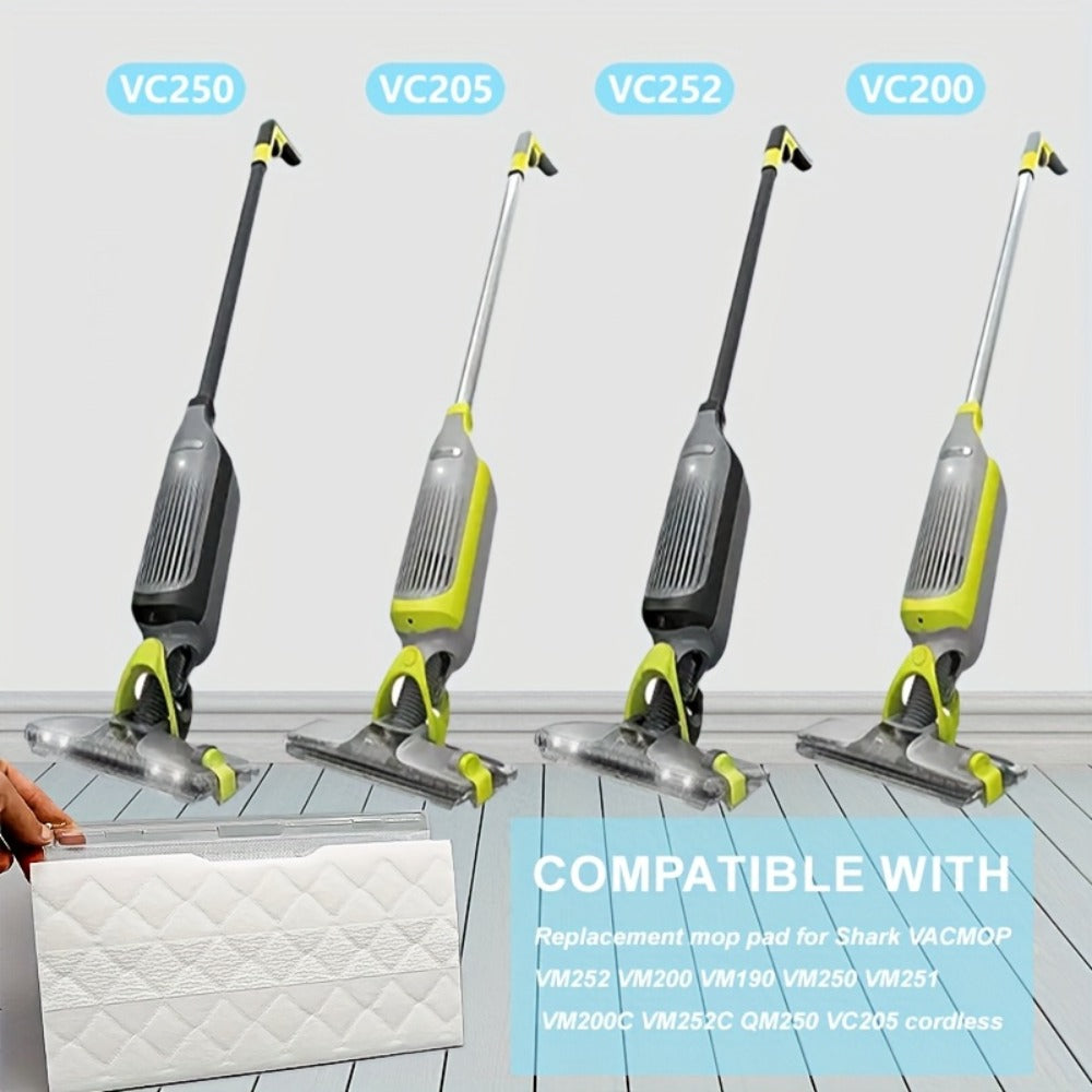 Shark VACMOP Replacement Pads Compatible with VM252 VM200 VM190 VM250 VM251 VM200C VM252C QM250 VC205 Cordless Hard Floor Vacuum Mop Disposable Pad Refills 10 20 30 40 Pack Value