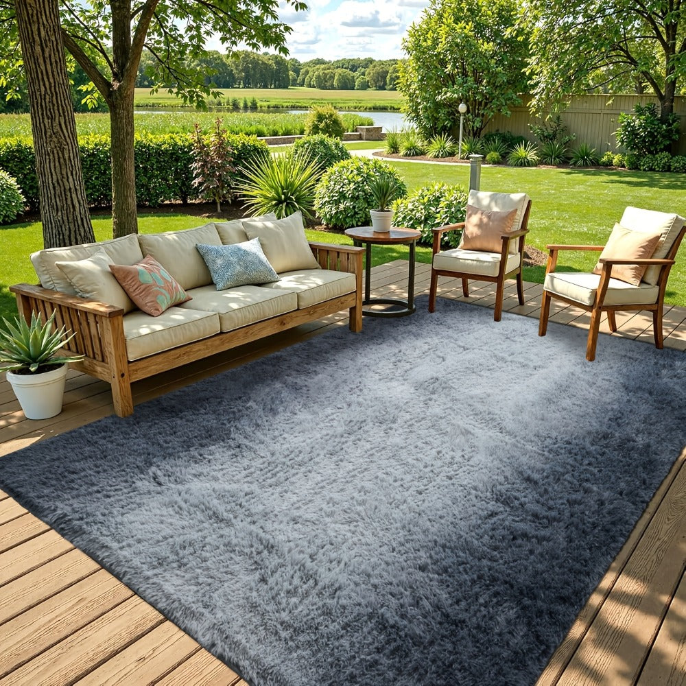 Non-Slip Area Rug Fluffy Soft Carpet - Modern Home Decor Floor Mat for Living Room, Bedroom, Kitchen & Bathroom | Easy Clean Cute Plush Rug in Multiple Colors & Sizes | Indoor Anti-Slip Floor Decoration