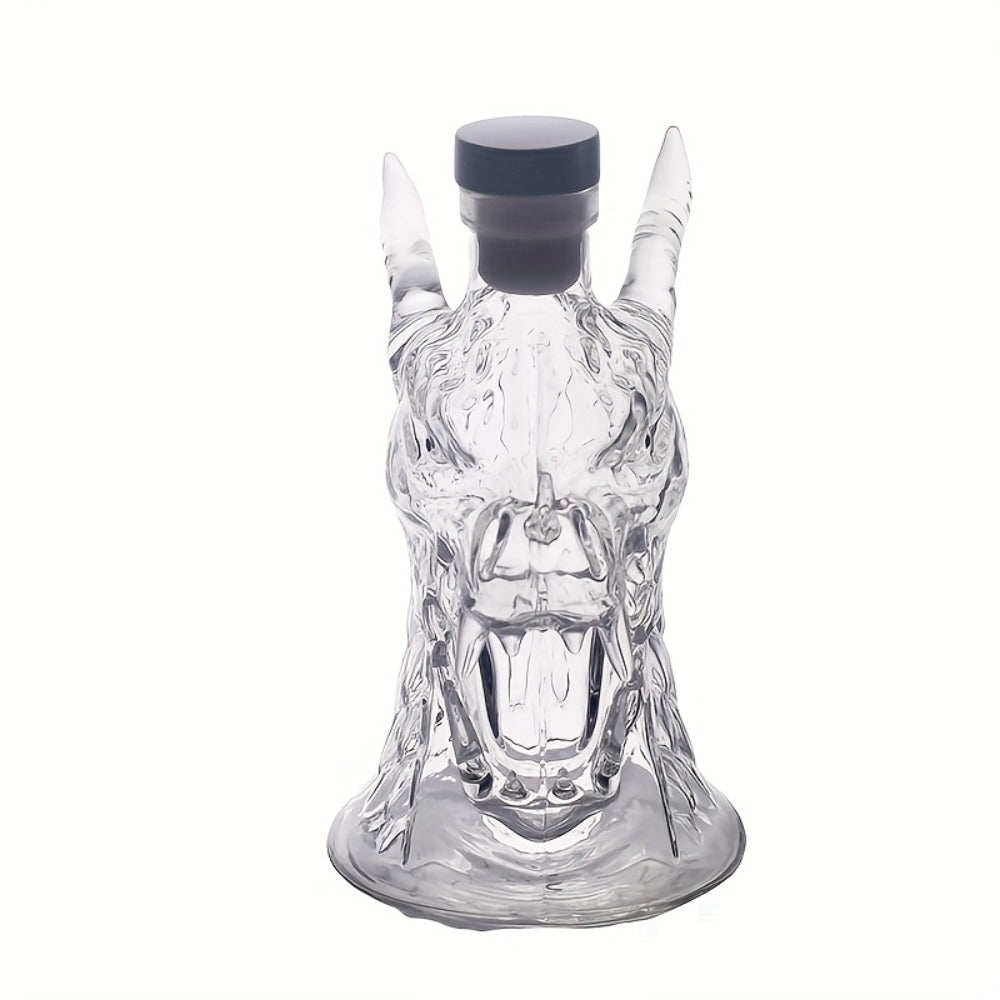 Wine Decanter 3D Faucet Design Whiskey Bottle 10oz Unique Home Bar Decor Gift for Christmas New Year Restaurant Housewarming Present
