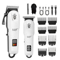 Electric Hair Clipper Set for Men - Professional Cordless Hair Trimmer Kit with Hairdressing Tools, Portable Shaver, Home Barber Set, Gift for Him