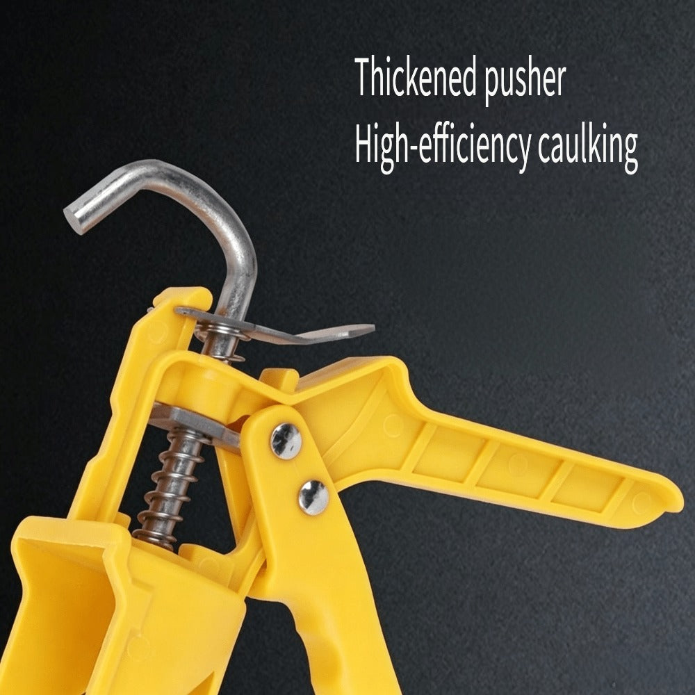 Caulking Gun Manual Drip-Free ¨C Lightweight Multi-Function Sealing Gun for Bathroom, Balcony, Doors & Windows, Home Decoration & Construction Projects, Easy-Squeeze Caulk Applicator