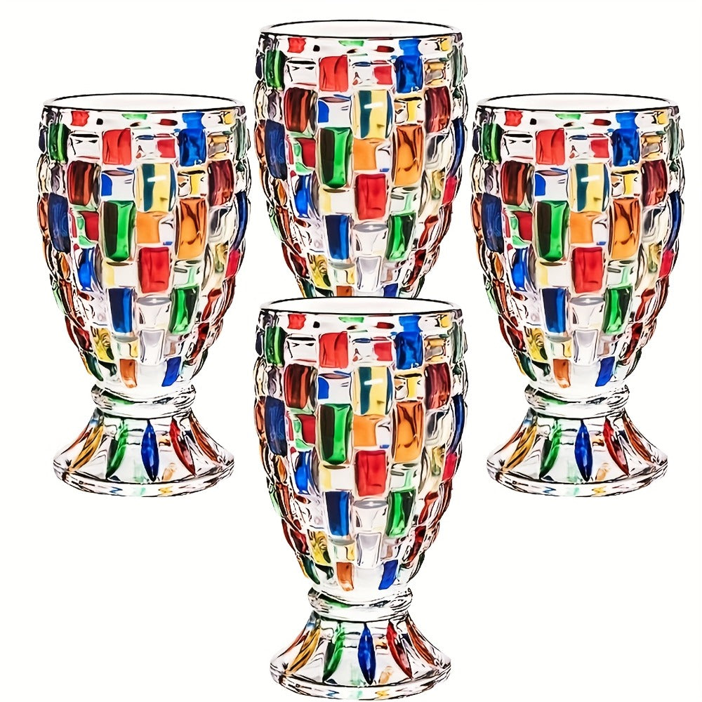Colored Champagne Flutes Set of 4 or 8 Cocktail Glasses Sparkling Wine Glasses Non-Slip Bubbly Glasses for Birthday Wedding Christmas Valentine Party Gift